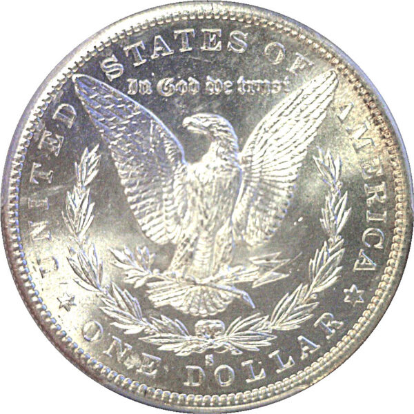 1889-S Morgan Dollar  -  PCGS MS-63 - Image 3