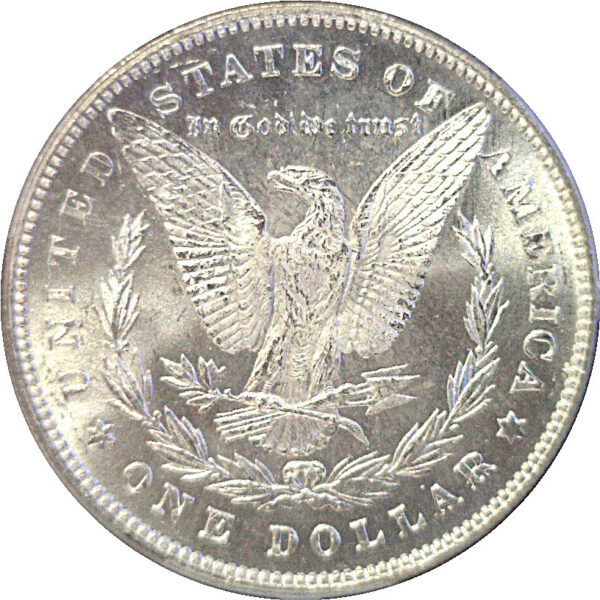 1878-7TF Reverse of 1878 Morgan Dollar PCGS MS-64  CAC - Image 3