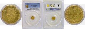 1875 50c California Fractional Gold. BG-948.  -  PCGS MS-62