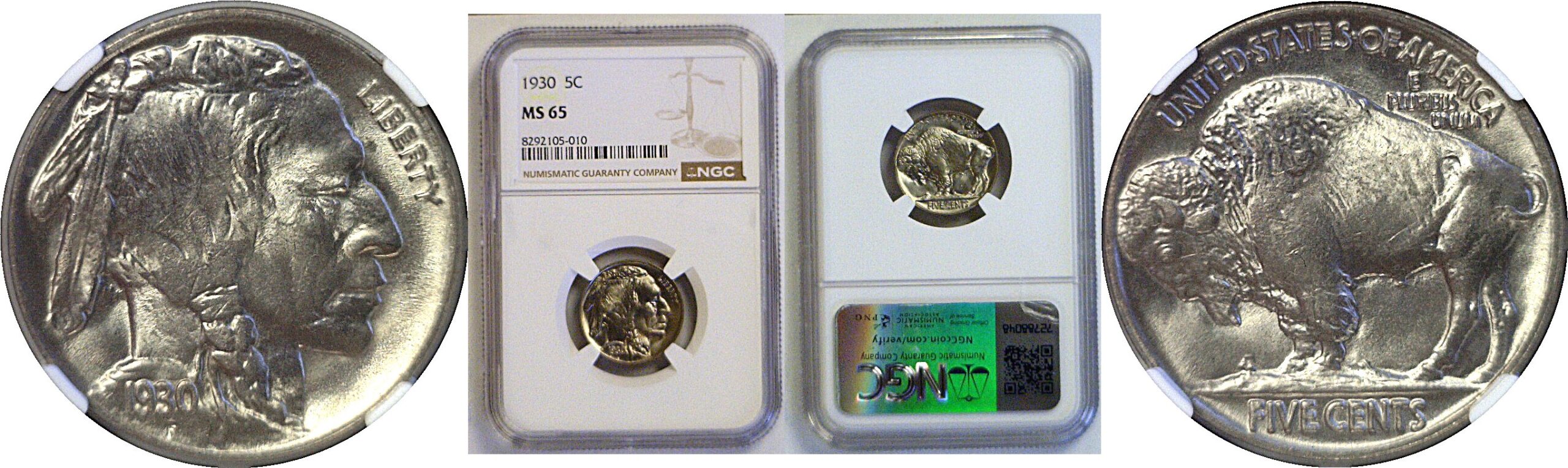 1930 Buffalo Nickel  -  NGC MS-65