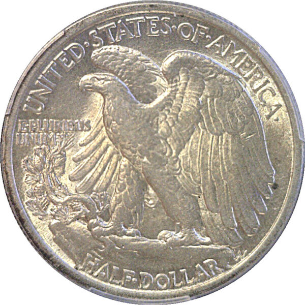 1916 Walking Liberty Half Dollar  -  PCGS AU-58 - Image 3