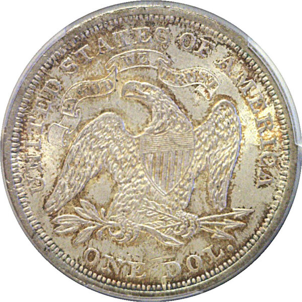 1872 Seated Liberty Dollar  -  PCGS MS-64  CAC - Image 3