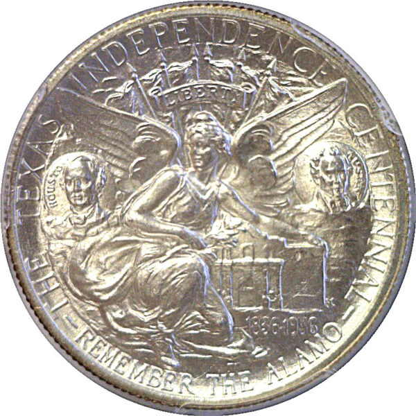1935 Texas Commemorative Half Dollar  -  PCGS MS-67   CAC - Image 3
