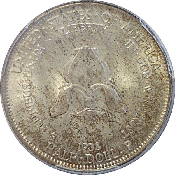 1938 New Rochelle Commemorative Half Dollar   PCGS MS-66+  CAC - Image 3