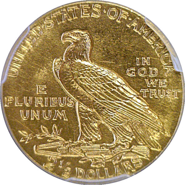 1915 $2 1/2 Indian  -  PCGS MS-62 - Image 3