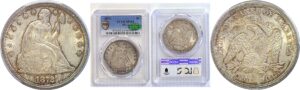 1872 Seated Liberty Dollar  -  PCGS MS-64  CAC
