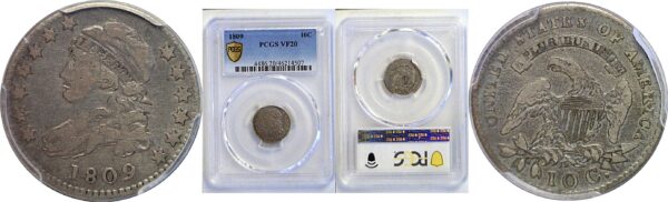 1809 Bust Dime  -  PCGS VF-20