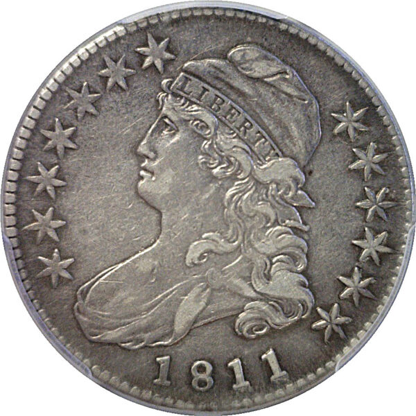 1811 Bust Half Dollar  -  PCGS VF-35 - Image 2