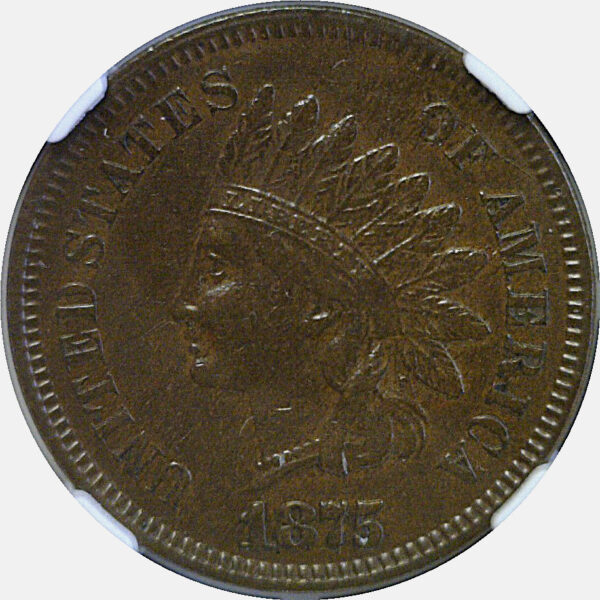 1875 Indian Head Cent  -  NGC XF-45 - Image 2