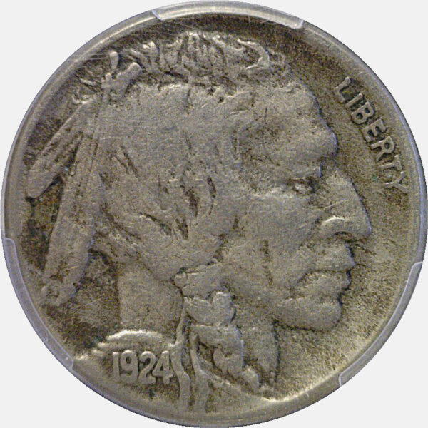 1924-S Buffalo Nickel  -  PCGS VF-25 - Image 2