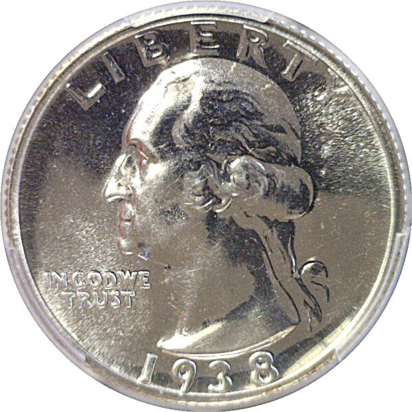 1938 Washington Quarter  -  PCGS PR-64 - Image 2