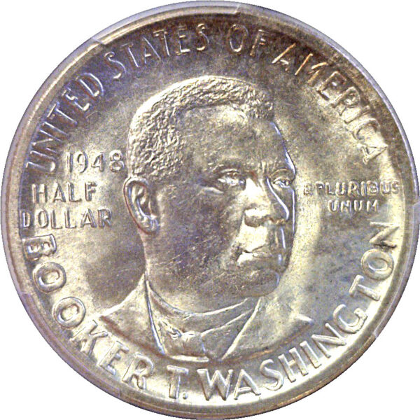 1948-S Booker T. Washington Commemorative Half Dollar  -  PCGS MS-67 - Image 2