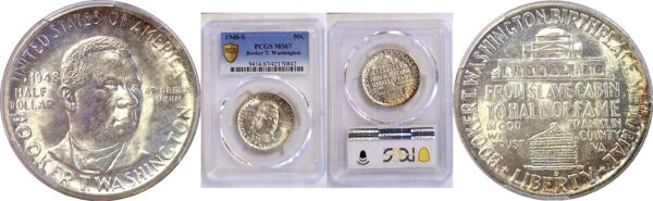 1948-S Booker T. Washington Commemorative Half Dollar  -  PCGS MS-67