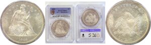 1842 Seated Liberty Dollar  -  PCGS MS-64