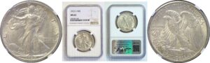 1923-S Walking Liberty Half Dollar NGC MS-62