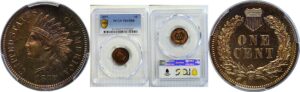 1877 Indian Head Cent  -  PCGS PR-65 RB