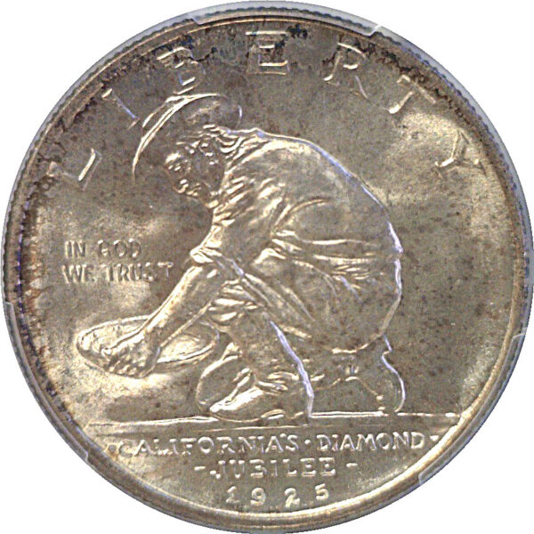 1925-S California Commemorative Half Dollar  -  PCGS MS-67+  CAC - Image 2