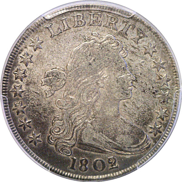 1802/1 Bust Dollar  -  PCGS VF-35 - Image 2