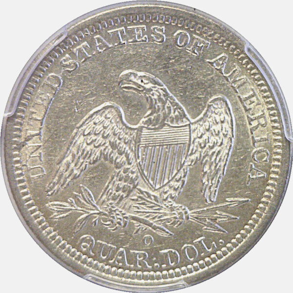 1841-O Seated Liberty Quarter PCGS AU-53 - Image 3
