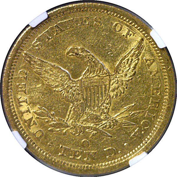 1843-O $10 Liberty. -  NGC AU-53 - Image 3