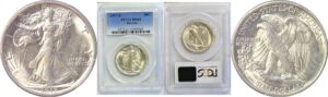 1917-S Reverse.  Walking Liberty Half Dollar  -  PCGS MS-63