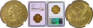 1843-O $10 Liberty. -  NGC AU-53