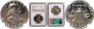 1960 Franklin Half Dollar  -  NGC PF-69