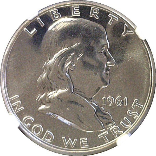 1961 Franklin Half Dollar  -  NGC PR-69 - Image 2