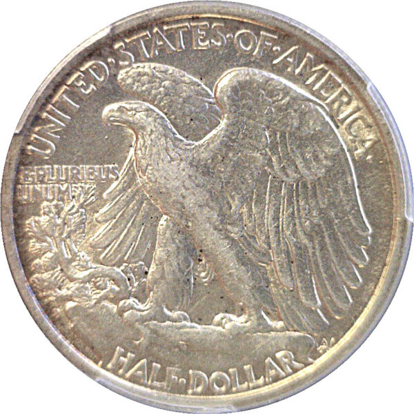 1919-D Walking Liberty Half Dollar  -  PCGS AU-55 - Image 3