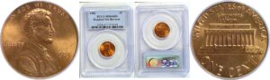 1983 Doubled Die Reverse.  Lincoln Cent.  -   PCGS MS-64 RD
