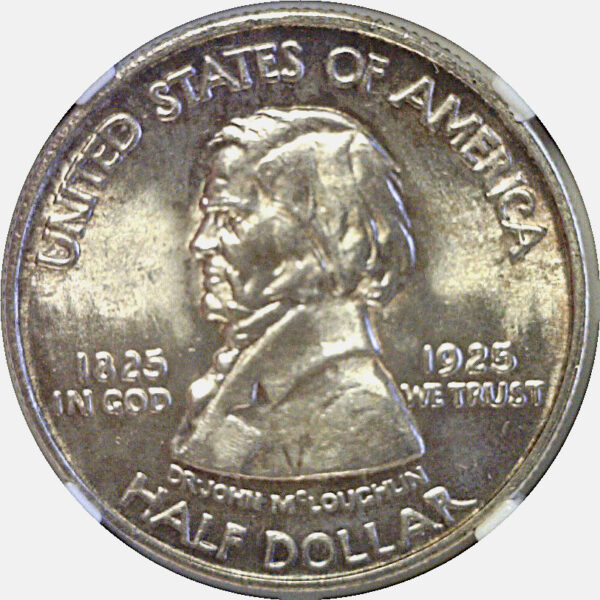 1925 Ft. Vancouver Commemorative Half Dollar.  -  NGC MS-65 - Image 2