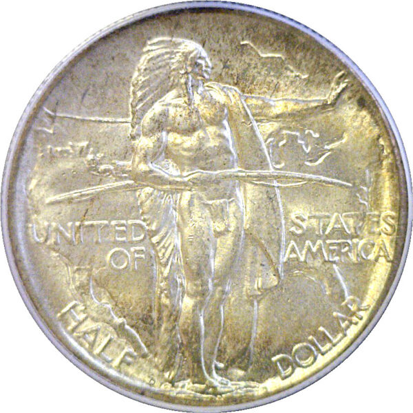 1934-D Oregon Trail Commemorative Half Dollar  -  PCGS MS-66 - Image 2