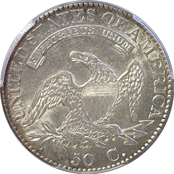 1823 Bust Half Dollar. -  PCGS AU-53 - Image 3