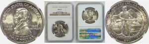 1925 Ft. Vancouver Commemorative Half Dollar.  -  NGC MS-65