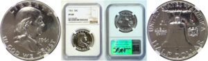 1961 Franklin Half Dollar  -  NGC PF-69