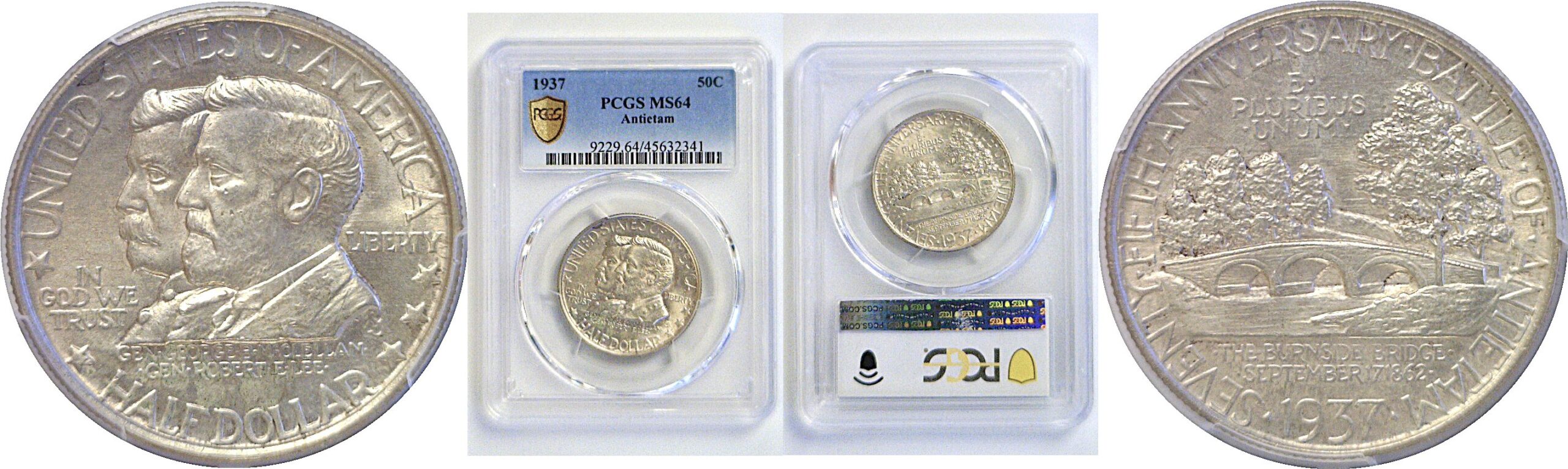 1937 Antietam Commemorative Half Dollar   PCGS MS-64