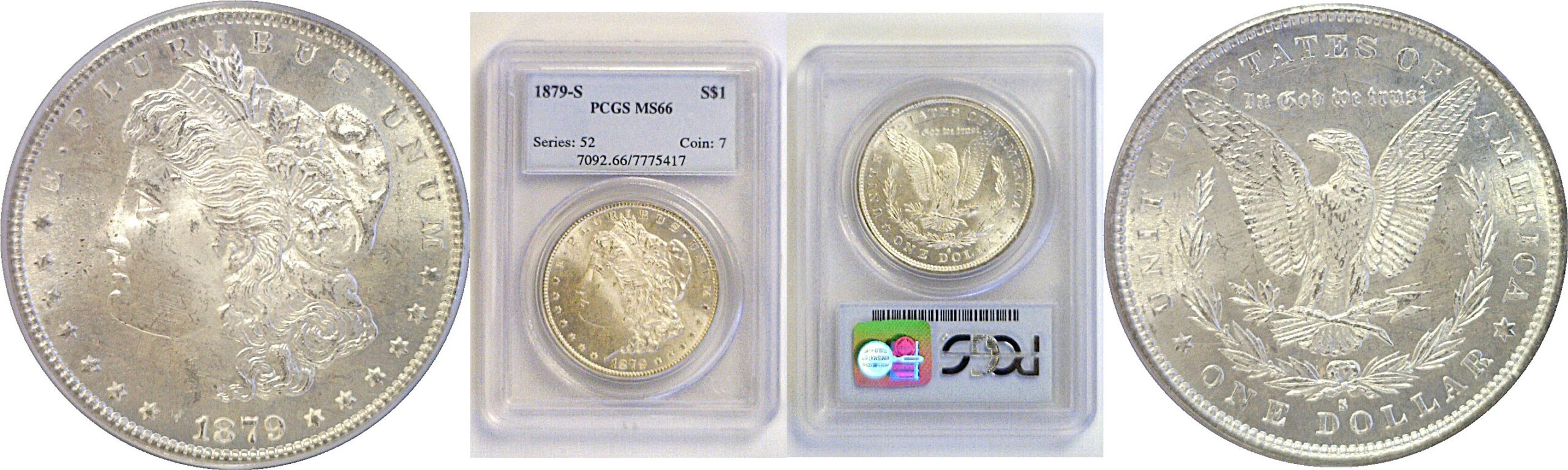 1879-S Morgan Dollar   PCGS MS-66
