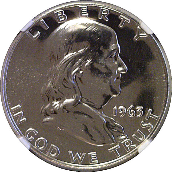 1963 Franklin Half Dollar  -  NGC PF-69 - Image 2