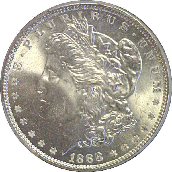 1888 Morgan Dollar  -  PCGS MS-65   CAC - Image 2