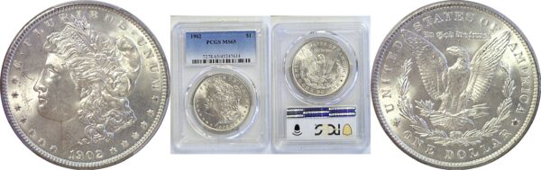 1902 Morgan Dollar  -  PCGS MS-65