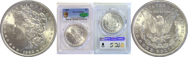 1888 Morgan Dollar  -  PCGS MS-65   CAC