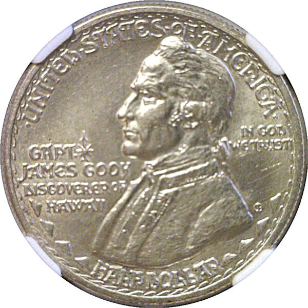 1928 Hawaiian Commemorative Half Dollar  -  NGC MS-63 - Image 2