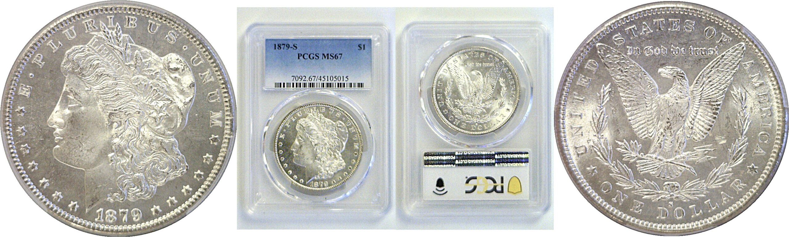 1879-S Morgan Dollar   PCGS MS-67