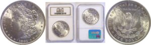 1881 Morgan Dollar  -  NGC MS-64
