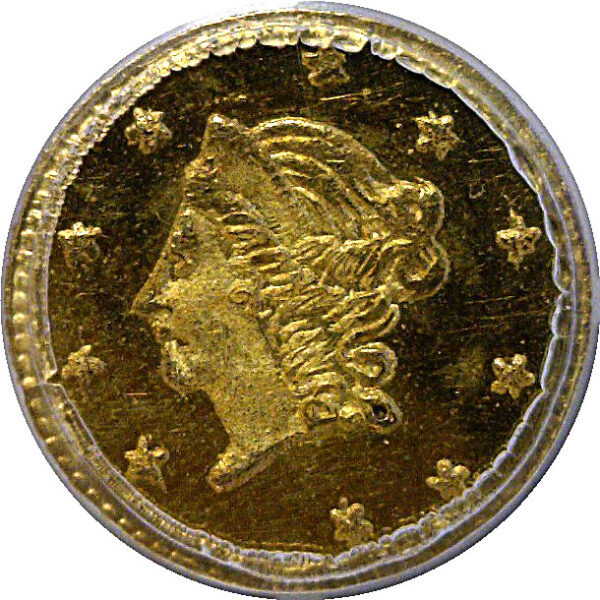 1871 50c  California Fractional Gold   BG-1011    PCGS MS-64 PL - Image 2