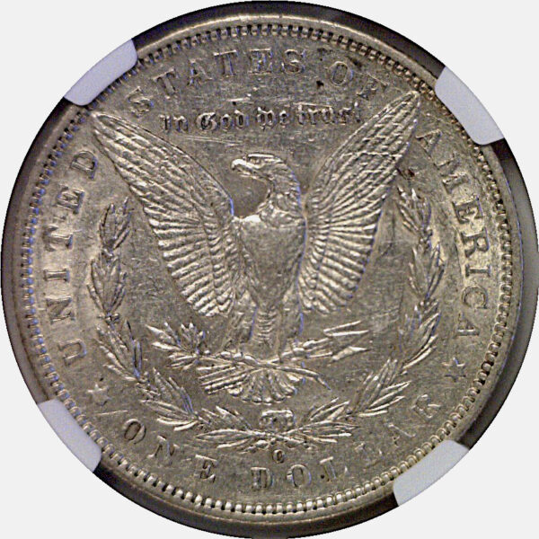 1893-O Morgan Dollar  -  NGC AU-50 - Image 3