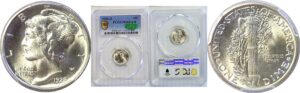 1928-D Mercury Dime  -  PCGS MS-65+ FB  CAC