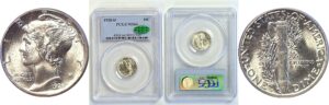 1928-D Mercury Dime  -  PCGS MS-64  CAC