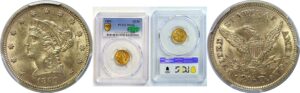 1856 $2 1/2 Liberty  -  PCGS MS-62   CAC