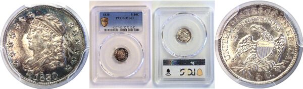 1830 Bust Half Dime  -  PCGS MS-63